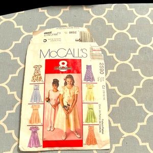 Vintage - McCall's Sewing Pattern for Girl's Dresses, #2590